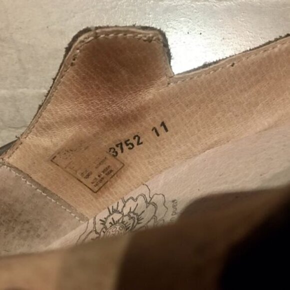 Comfort Leather Mary Janes Taos Angelica Distressed Brown Size 11 Casual - Picture 5 of 5